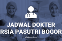 JADWAL DOKTER RSIA PASUTRI BOGOR