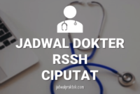 JADAWL DOKTER RS UIN SYARIF HIDAYATULLAH CIPUTAT