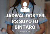 JADWAL DOKTER RS SUYOTO BINTARO