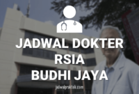 JADWAL DOKTER RSIA BUDHI JAYA
