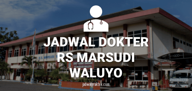 JADWAL DOKTER RS MARSUDI WALUYO