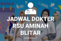 JADWAL DOKTER RS AMINAH BLITAR