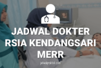 JADWAL DOKTER RSIA KENDANGSARI MERR SURABAYA