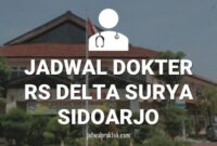 JADWAL DOKTER RS DELTA SURYA SIDOARJO