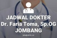jadwal dokter faria toma sp. og jombang