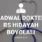 JADWAL DOKTER RS HIDAYAH BOYOLALI