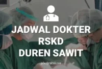 JADWAL DOKTER RSKD DUREN SAWIT