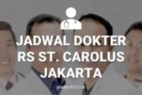 JADWAL DOKTER RS ST CAROLUS SALEMBA JAKARTA