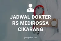 JADWAL DOKTER RS MEDIROSSA CIKARANG