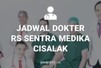 jadwal dokter rs sentra medika cisalak depok