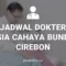 JADWAL DOKTER RSIA CAHAYA BUNDA CIREBON
