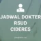 JADWAL DOKTER RSUD CIDERES