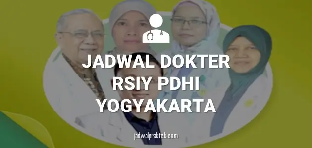 Jadwal Dokter RS PDHI Yogyakarta