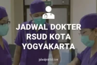 Jadwal Dokter RSUD Kota Yogyakarta